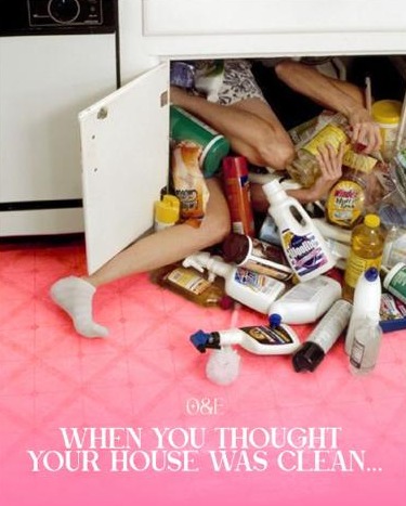 When you thought your house was clean